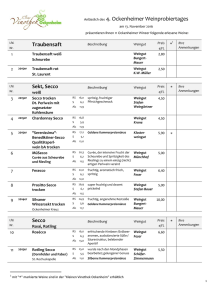 Anlässlich des 4. Ockenheimer Weinprobiertages Traubensaft