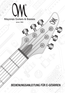 Mayones_Bedienungsanleitung für E-Gitarren_GE