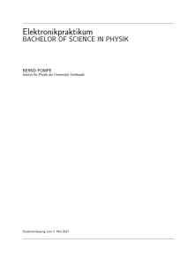 Praktikumsanleitungen - Physik Uni Greifswald