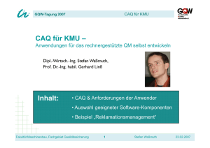 CAQ für KMU - SpectroNet