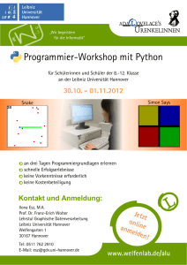 Programmier-Workshop mit Python