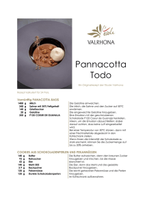 Pannacotta Todo - Patissier des Jahres