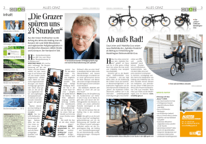 &bdquo;Die Grazer sp&uuml;ren uns 24 Stunden&ldquo; Ab aufs Rad!