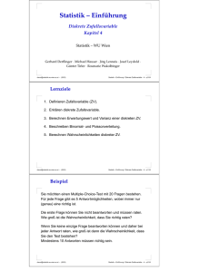 Statistik – Einführung