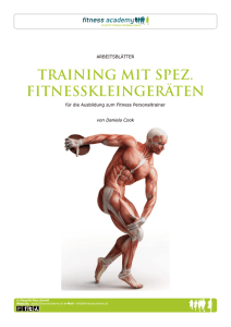 TRAINING MIT SPEZ. FITNESSKLEINGERÄTEN