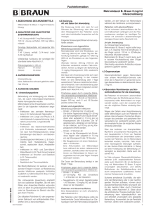 Metronidazol B. Braun 5 mg/ml Infusionslösung