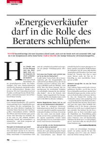 "Energieverkäufer darf in die Rolle des Beraters schlüpfen" (PDF