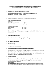 Fachinformation in Form der SPC