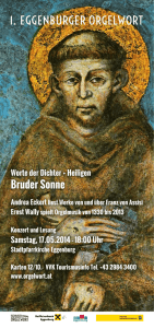 1. Eggenburger Orgelwort (Flyer)