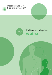 Patientenratgeber Hautkrebs - Krebsgesellschaft Rheinland