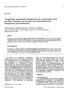 Viergliedrige anorganische Ringsysteme des