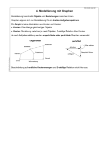 4. Modellierung mit Graphen