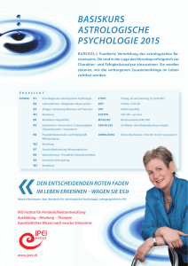 basiskurs astrologische Psychologie 2015