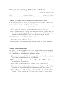 Blatt 3 - Uni Regensburg/Physik