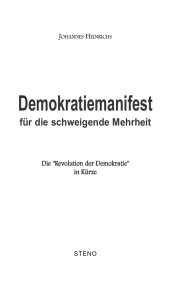 Demokratiemanifest - Netz-Vier