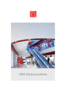OWA Deckensysteme - WeGo Systembaustoffe