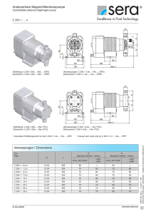 Magnetmembranpumpen C204.1