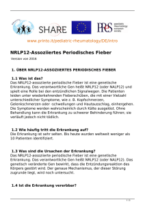 NRLP12-Assoziiertes Periodisches Fieber