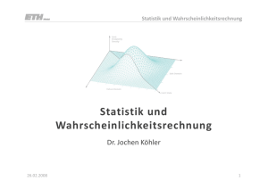 Statistik und Wahrscheinlichkeitsrechnung