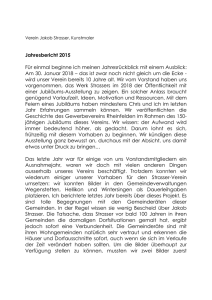 Jahresbericht - Jakob Strasser