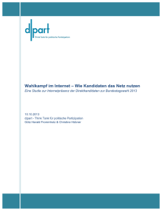 Wahlkampf im Internet – Wie Kandidaten das Netz nutzen