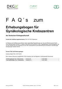 F  A  Q ` s zum - Deutsche Krebsgesellschaft