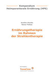 Parenterale Ernährung und Strahlentherapie