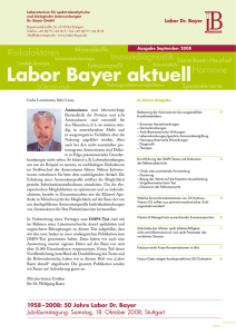 Labor Bayer aktuell