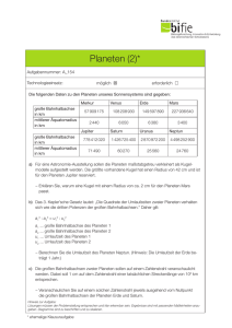 Planeten (2)*