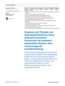 Diagnose und Therapie von Atemwegsinfektionen