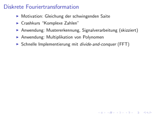 Diskrete Fouriertransformation