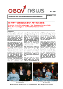 Newsletter Nr. 04 2006 - Österreichischer Astrologenverband