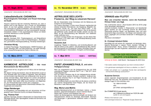 Vorträge GRAZ - Sept. 2014 bis Mai 2015