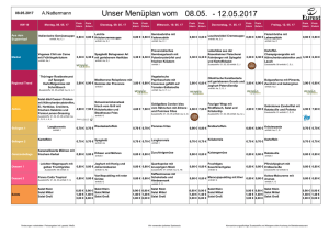 menu for lunch 12/2017