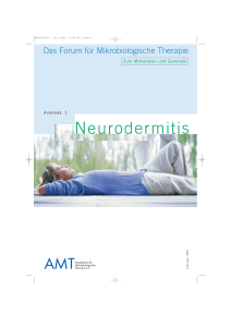 Neurodermitis - Arbeitskreis für Mikrobiologische Therapie