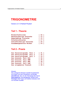 trigonometrie - Herbert Paukert