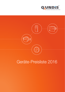 Geräte-Preisliste 2016