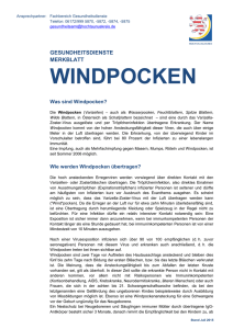 windpocken - Hochtaunuskreis