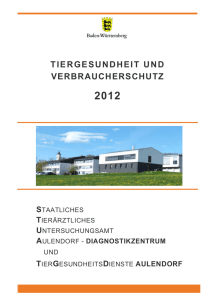 Jahresbericht 2012 STUA-Diagnostikzentrum