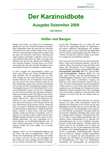 Der Karzinoidbote | Ausgabe 12/2008