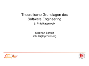 Theoretische Grundlagen des Software Engineering