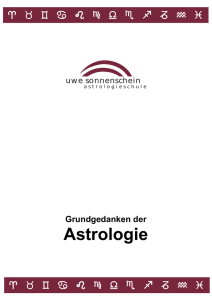 Grundgedanken der Astrologie