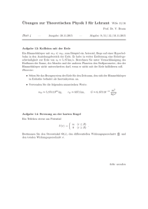 Blatt 4 - Physik