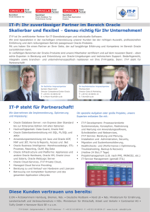 IT-P steht für Partnerschaft! IT-P: Ihr zuverlässiger Partner im Bereich