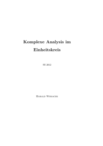 Komplexe Analysis im Einheitskreis