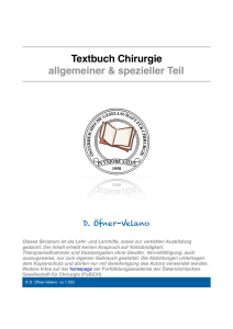 Textbuch Chirurgie - Fortbildungsakademie der ÖGC
