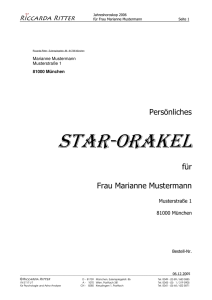 star-orakel - Riccarda Ritter