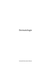 Dermatologie - Fachschaft Zahnmedizin Münster