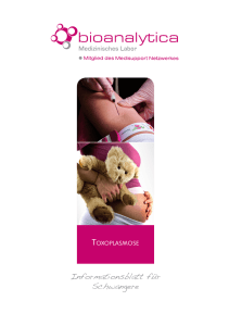 Toxoplasmose: Informationen für Schwangere