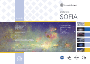 Blickpunkt SOFIA - Deutsches SOFIA Institut